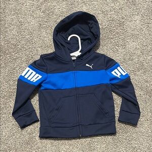 PUMA Kids Navy Blue Hoodie